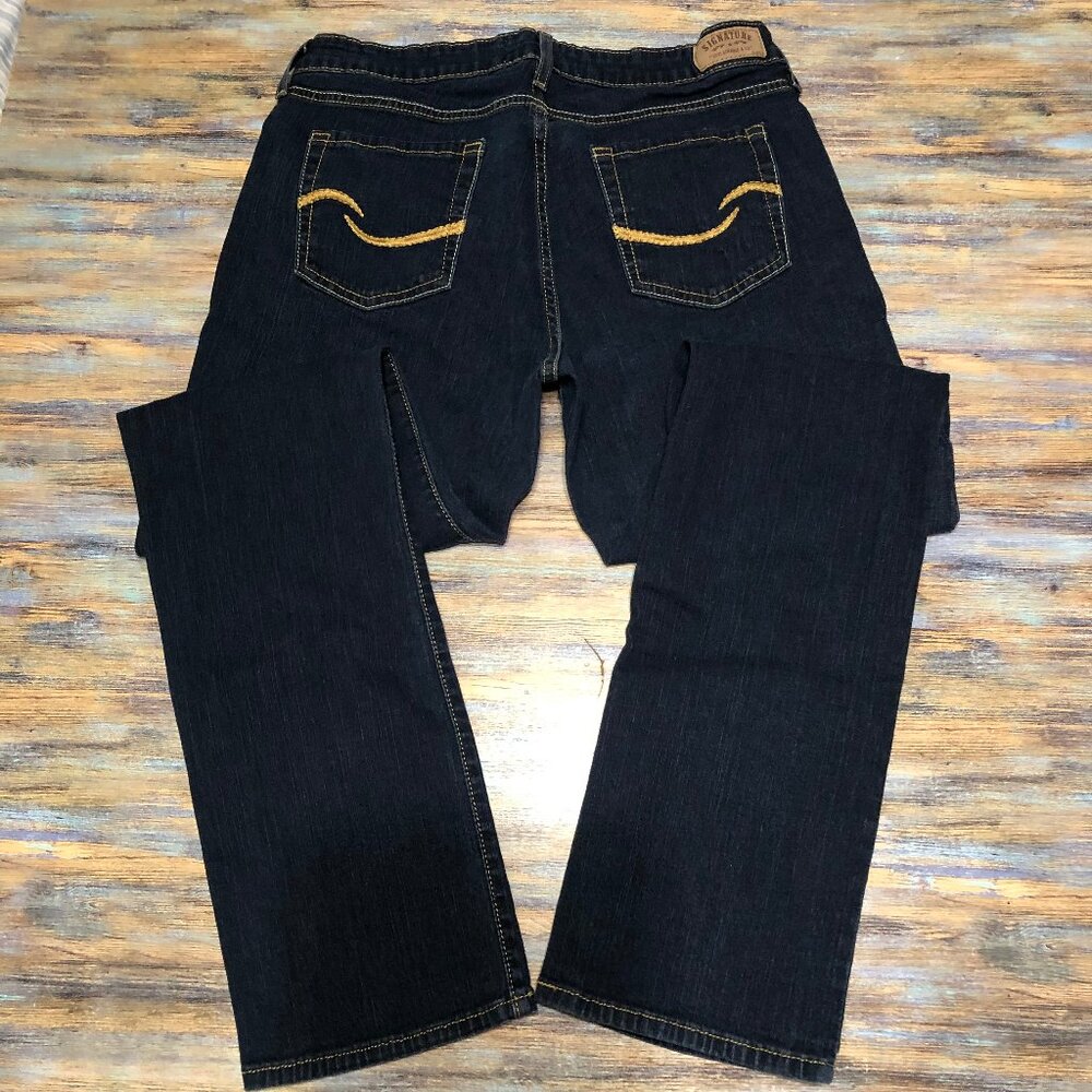 Signature by Levi Strauss Jeans Womens Mid Rise Straight Size 12 M